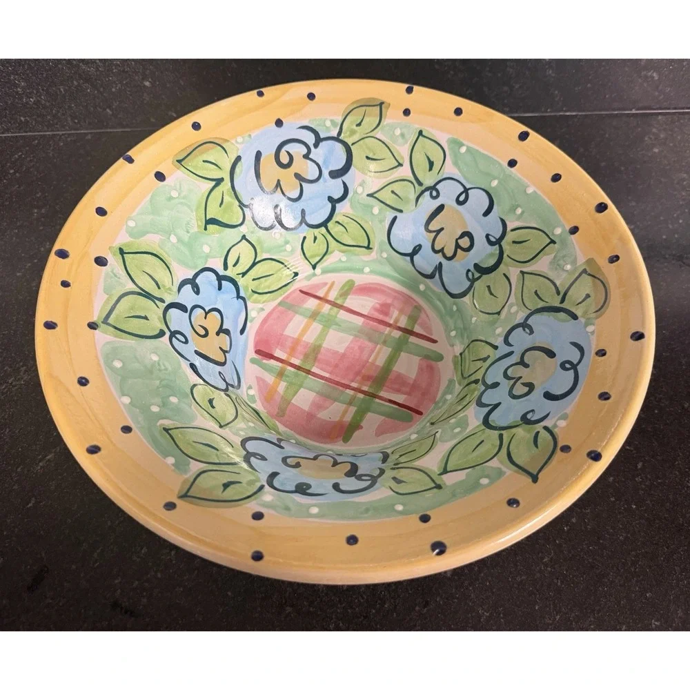 Steve & Laurie Turner Majolica Pottery Floral 11
